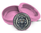 Giant Norse Wolf Fenrir Snus Storage Case Pink