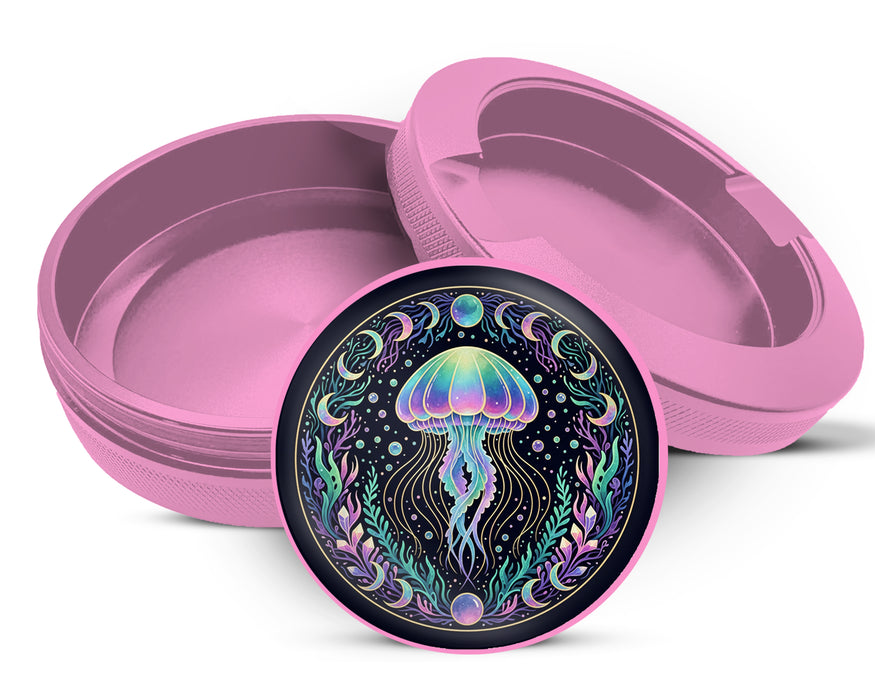 Mystic Moon Jellyfish Bloom Snus Storage Case Pink
