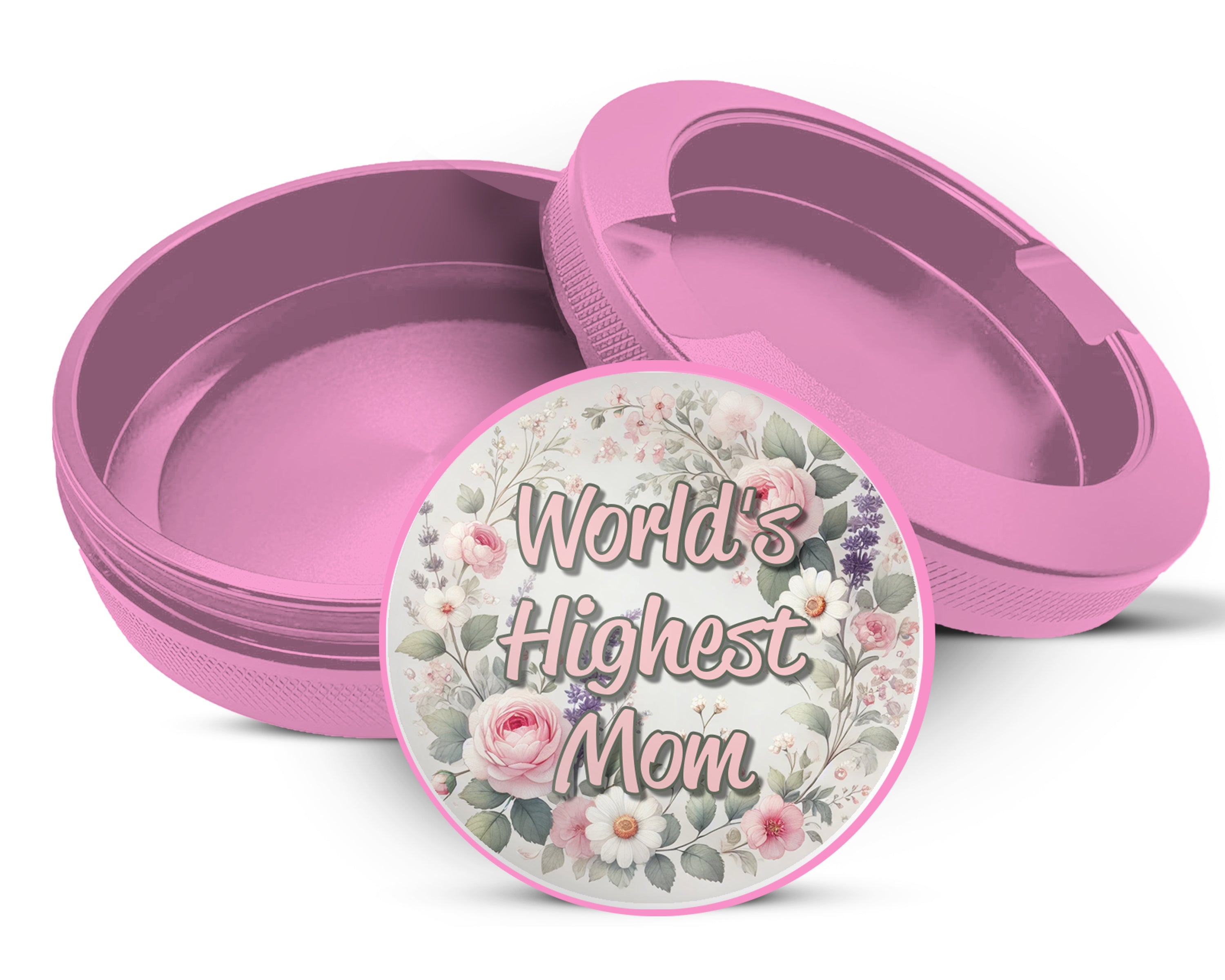 World's Greatest Mom Snus Storage Case Pink