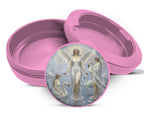 Celestial Swan Lake Angels Snus Storage Case Pink
