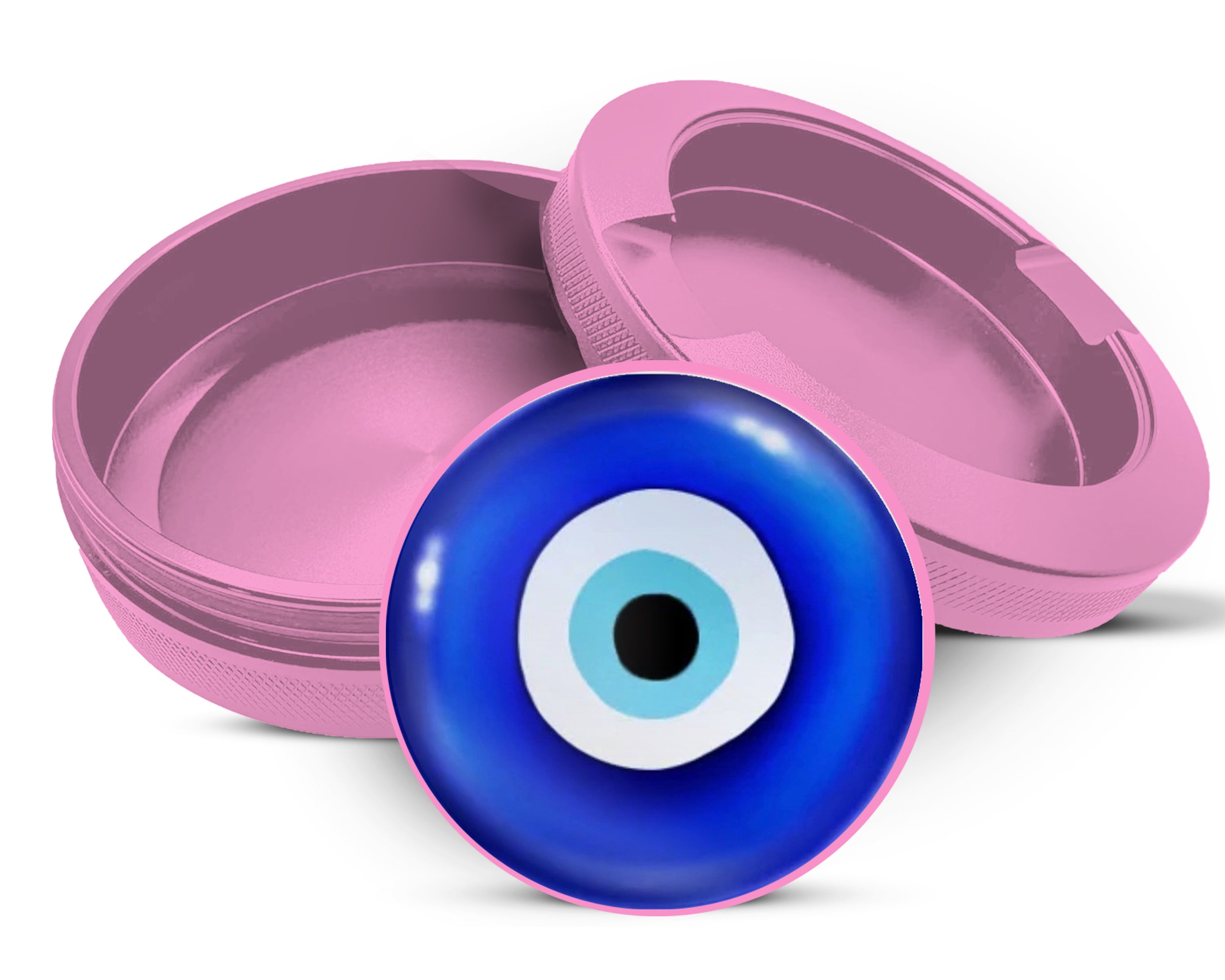 Evil Eye Nazar Azul Snus Storage Case Pink