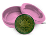 Golden Lotus Blossom Snus Storage Case Pink