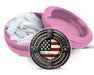 American Flag Zyn Storage Case Pink