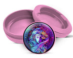 Virgo Zodiac Sign Gift Snus Storage Case Pink