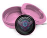 Cyberpunk Winged Circuit Emblem Snus Storage Case Pink