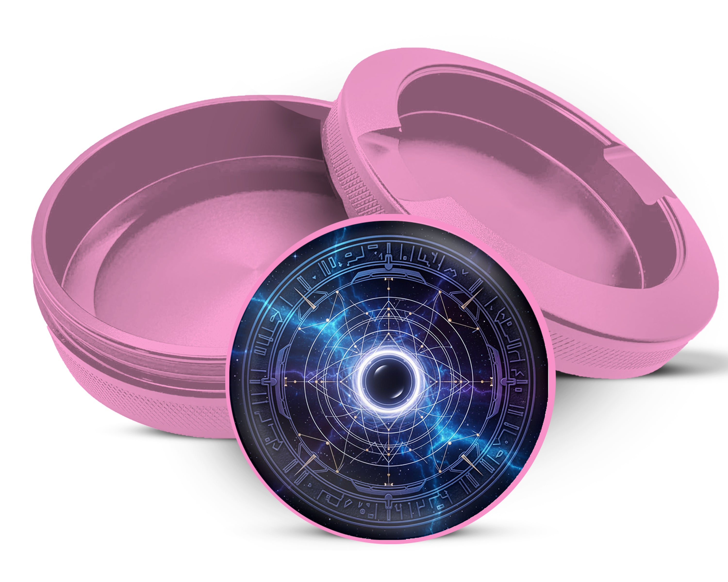 Galactic Portal Star Map Snus Storage Case Pink