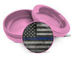Flag Thin Blue Line Snus Storage Case Pink