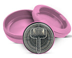 Thor's Hammer Mjolnir Snus Storage Case Pink
