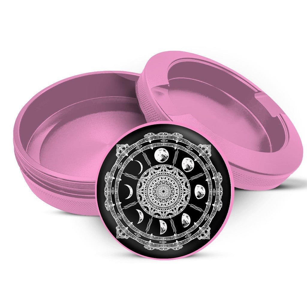 Phases of the Moon Witchy Snus Storage Case Pink