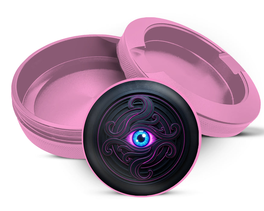 Neon Eye Chaos Sigil Snus Storage Case Pink