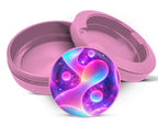 Glowing Lava Lamp Trippy Snus Storage Case Pink