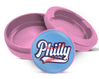 Philly Baseball Stitching Snus Storage Case Pink