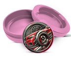 Racing Stripes Snus Storage Case Pink