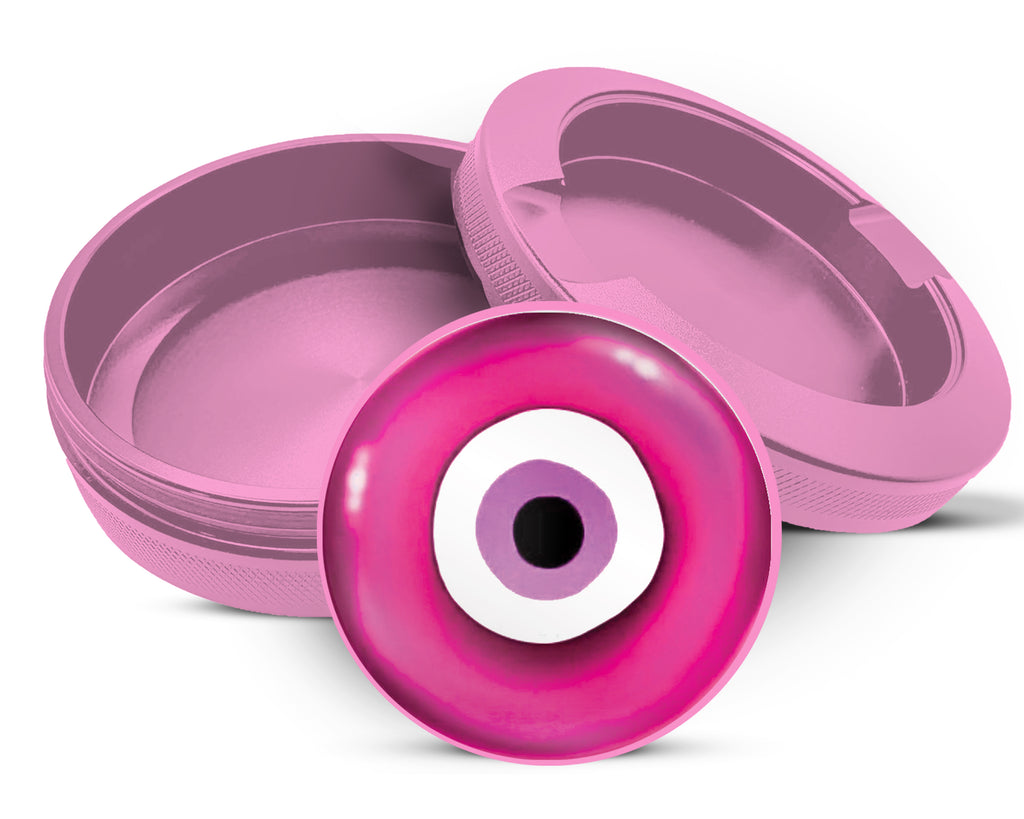 Pink Evil Eye Nazar Amulet Snus Storage Case Pink