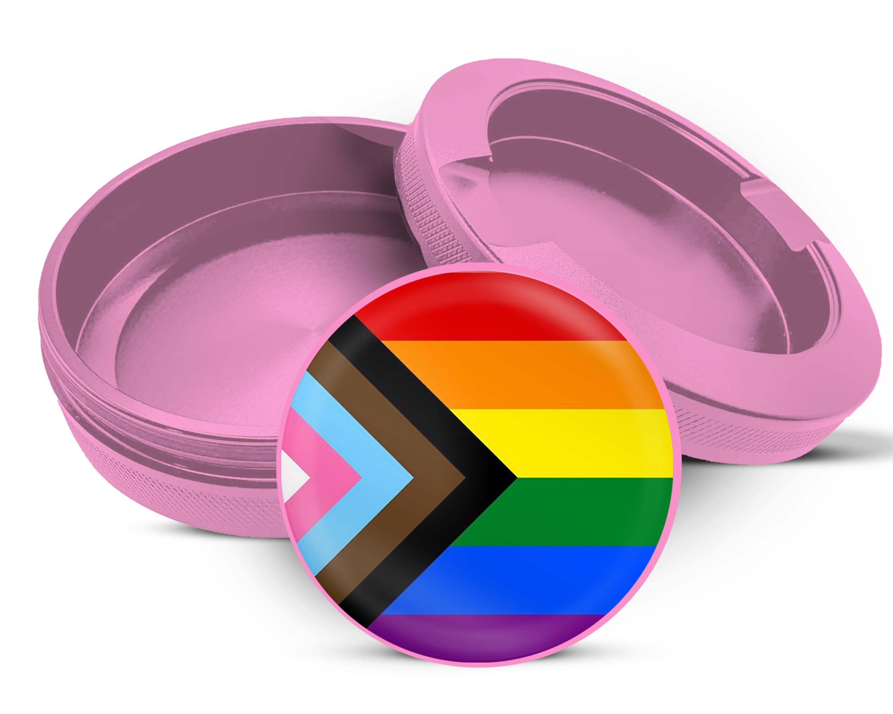 Progressive Pride Flag LGBTQ+ Inclusive Snus Storage Case Pink