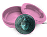Aztec Turquoise Sun Mask Snus Storage Case Pink