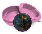Yggdrasil Nine Realms Wheel Snus Storage Case Pink