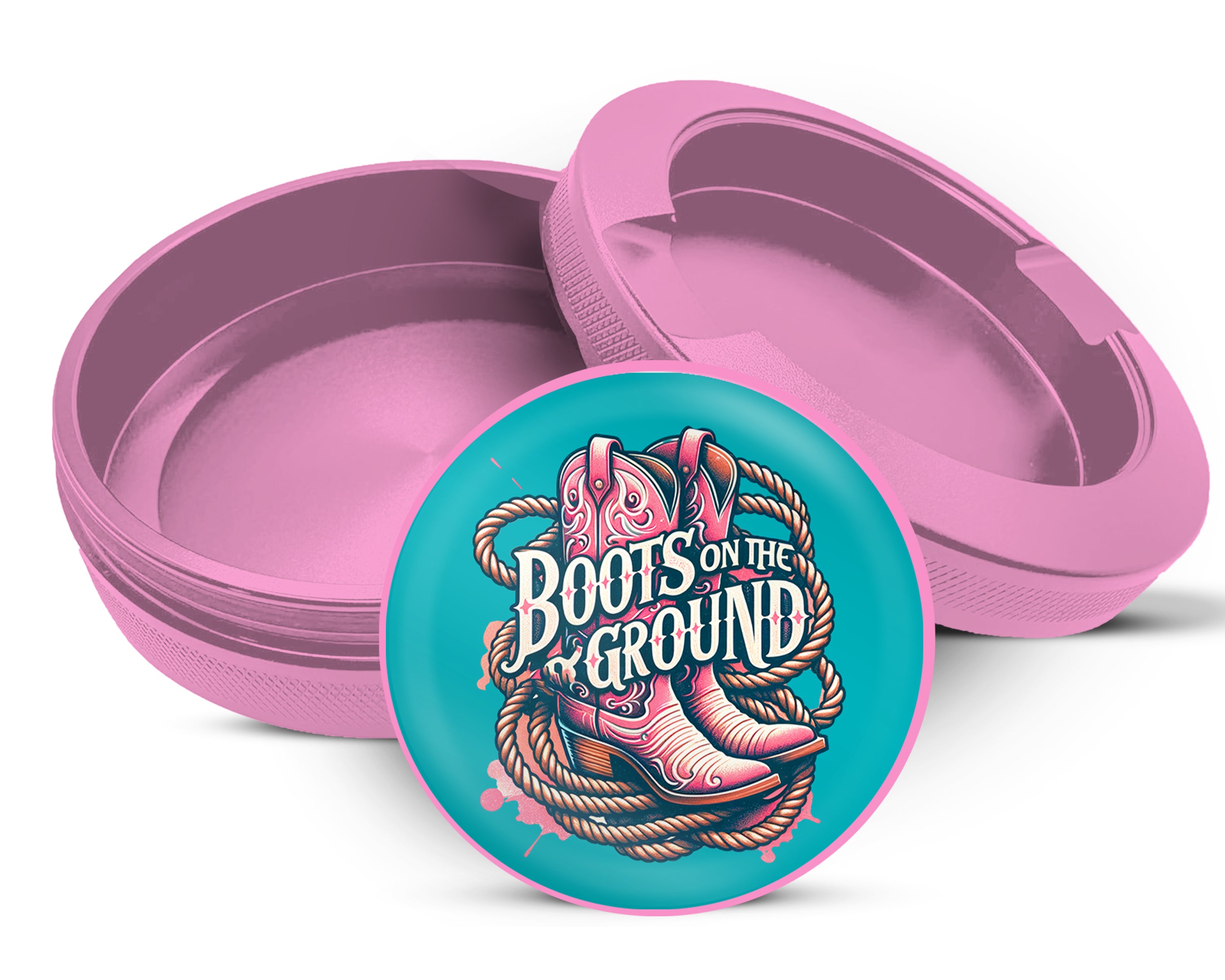 Boots On The Ground Snus Storage Case Pink