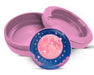 Pink Kawaii Crescent Moon with Stars Snus Storage Case Pink
