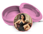 Sultry Vintage Glamour Muse Snus Storage Case Pink