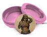 Tough Tattooed Woman with Bandana Pin-Up Vibes Snus Storage Case Pink