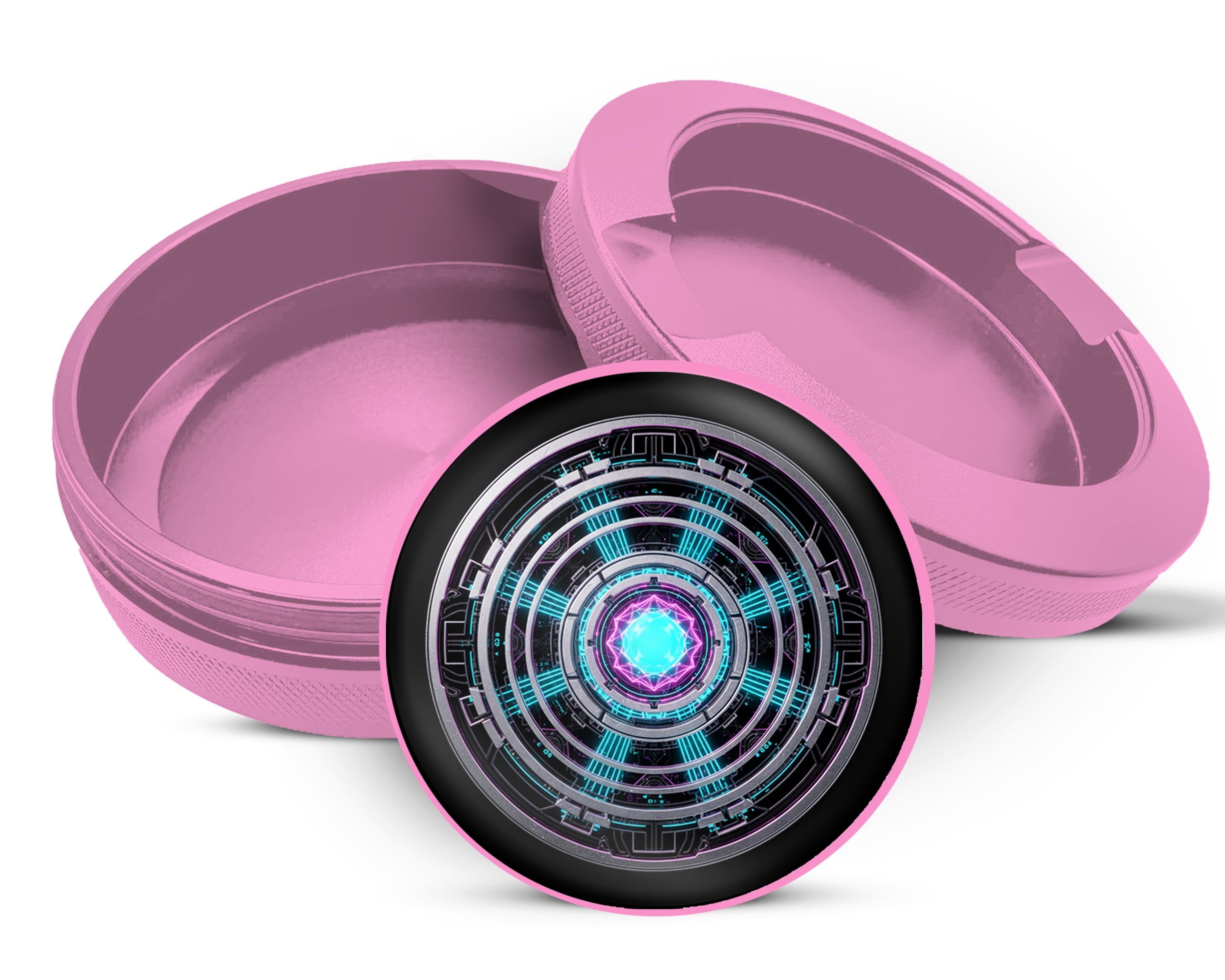 Mushroom Cottage Goblincore Snus Storage Case Pink