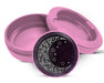 Purple Crescent Moon and Stars Snus Storage Case Pink