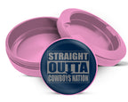 Straight Outta Cowboys Nation Snus Storage Case Pink