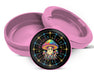 Trippy Rainbow Mushroom Crew Zyn Storage Case Pink