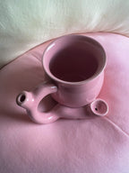 Sip N' Sesh Ceramic Mug and Pipe | Pipe Mug For Coffee, Tea and Dry Herb