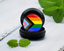Snus Storage Case Progressive Pride Flag LGBTQ+ Inclusive Black