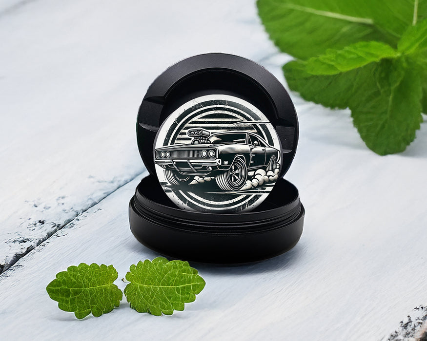 Snus Storage Case Muscle Car Black