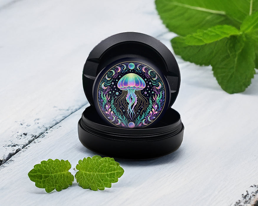 Zyn Storage Case Mystic Moon Jellyfish Bloom Black