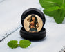 Snus Storage Case Pin-Up Girl with Tattoos Classic Rockabilly Style Black