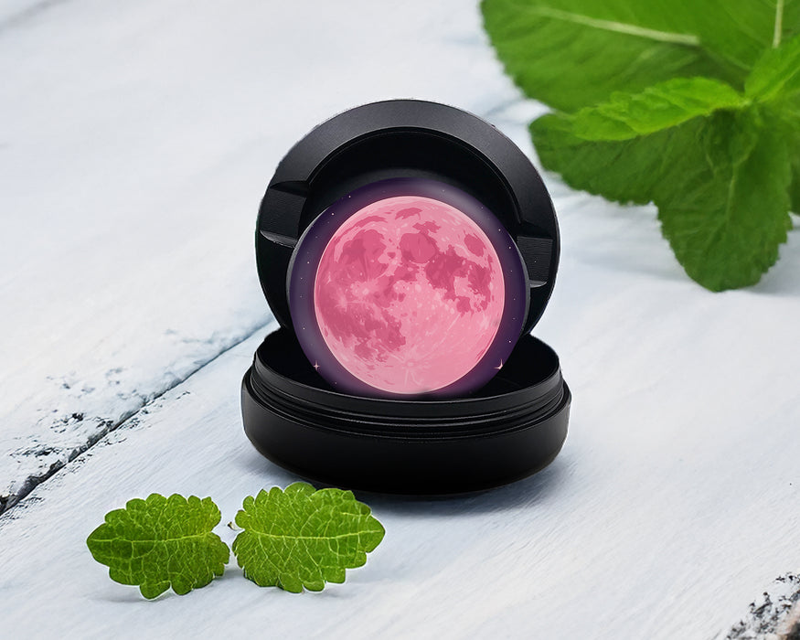 Snus Storage Case Anime Rose Pink Full Moon Aesthetic Black