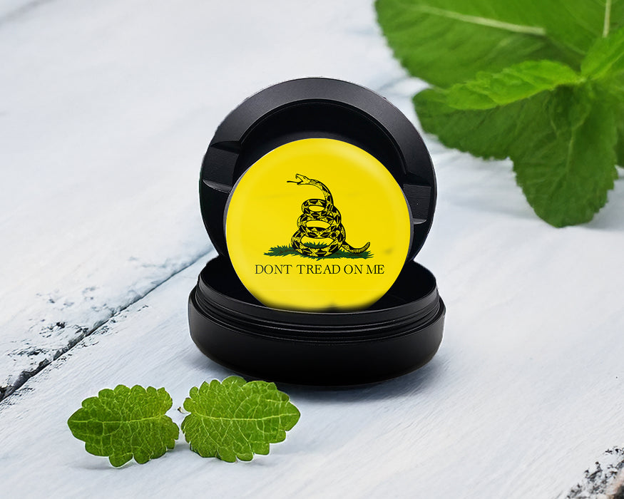 Snus Storage Case Don't Tread On Me Black