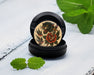 Snus Storage Case Classic Skull and Roses Flash Tattoo Design Black