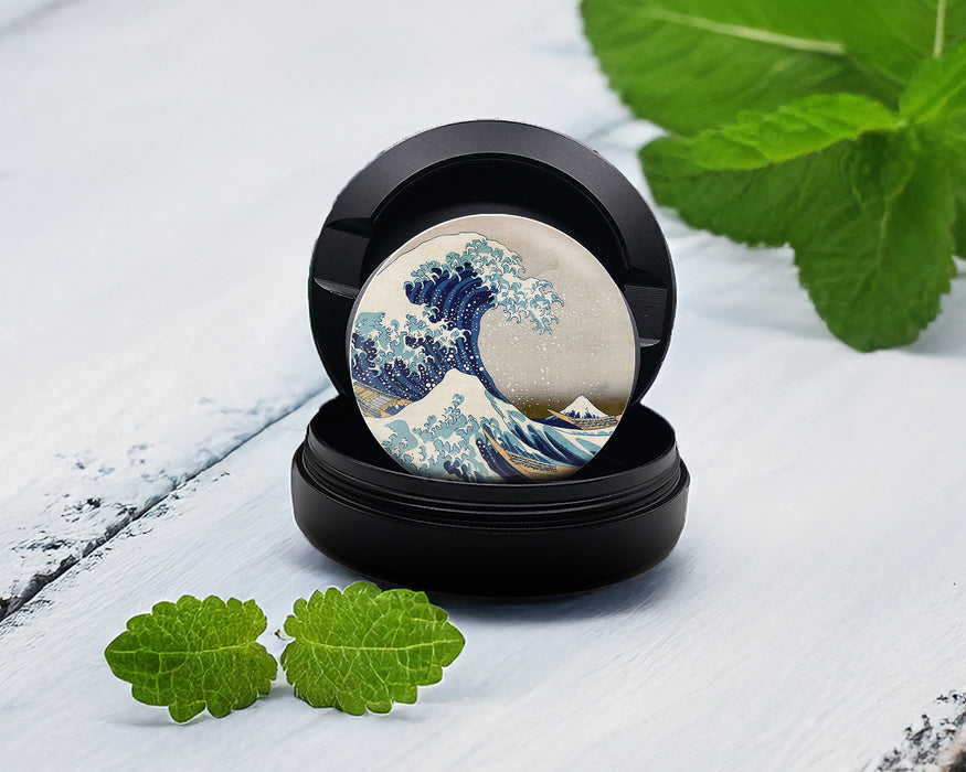 Snus Storage Case Great Wave of Kanagawa Black