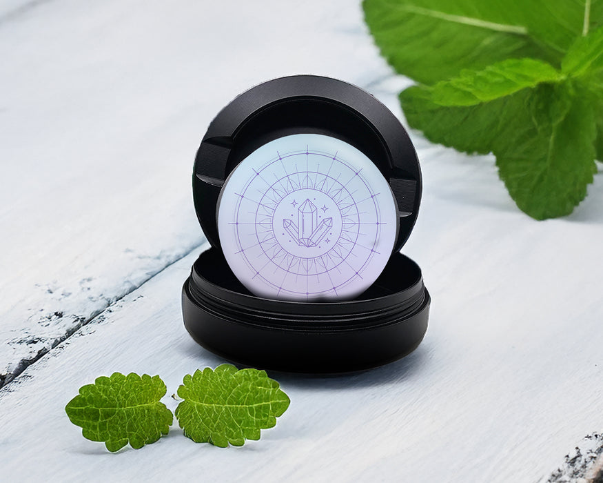 Zyn Storage Case Celestial Crystal Energy Grid Black