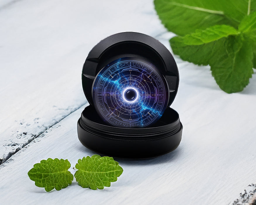 Snus Storage Case Galactic Portal Star Map Black