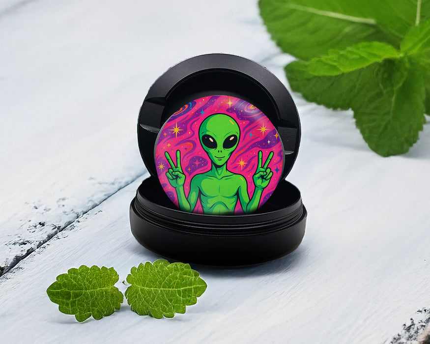 Zyn Storage Case Alien We Come In Peace Black