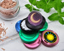 Snus Storage Case Crescent Moon in Dreamy Night Sky Black