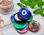 Snus Storage Case Evil Eye Nazar Azul Black