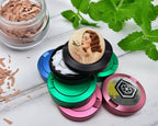 Snus Storage Case Vintage Rose Scented Beauty Black