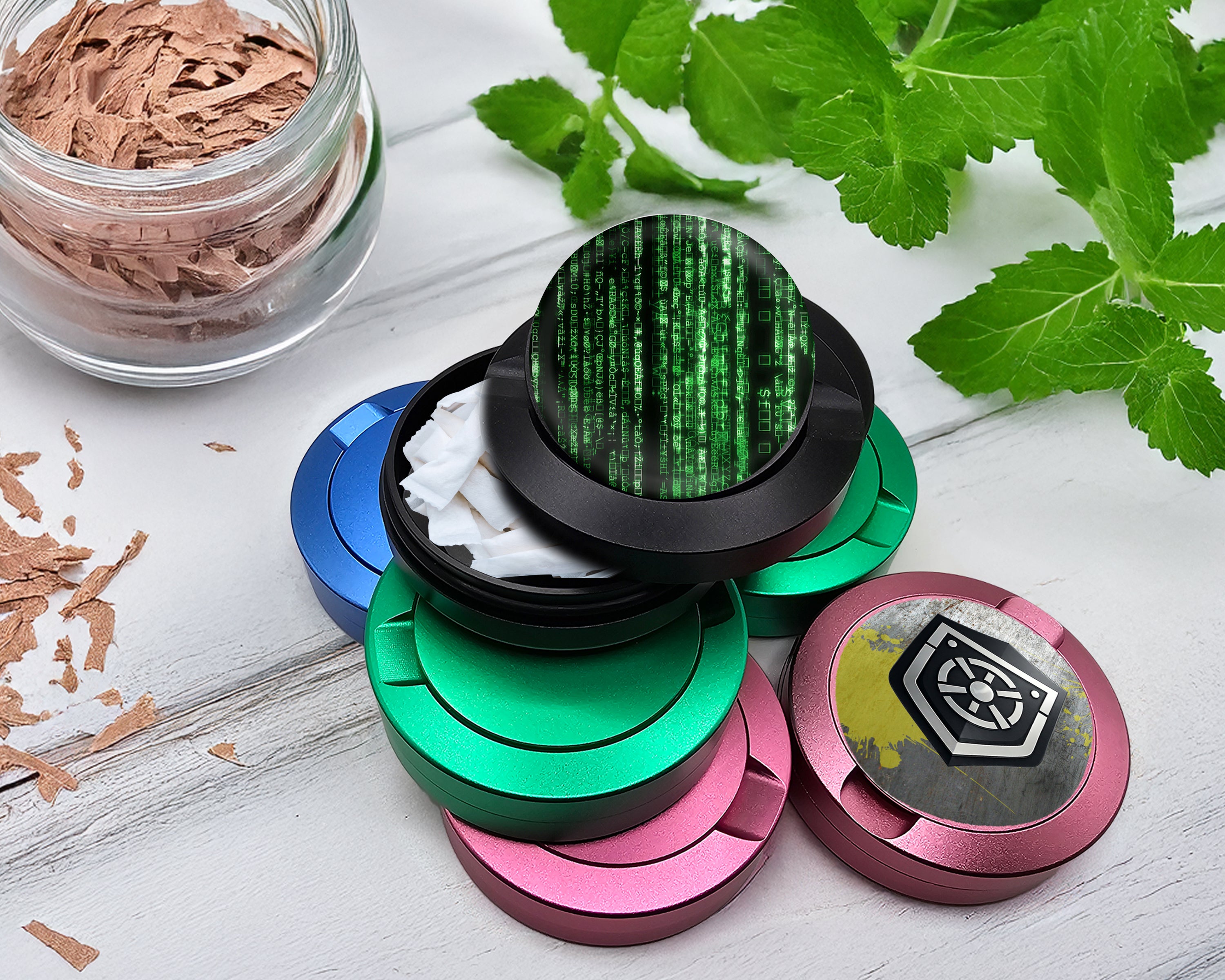 Snus Storage Case The Matrix Code Black