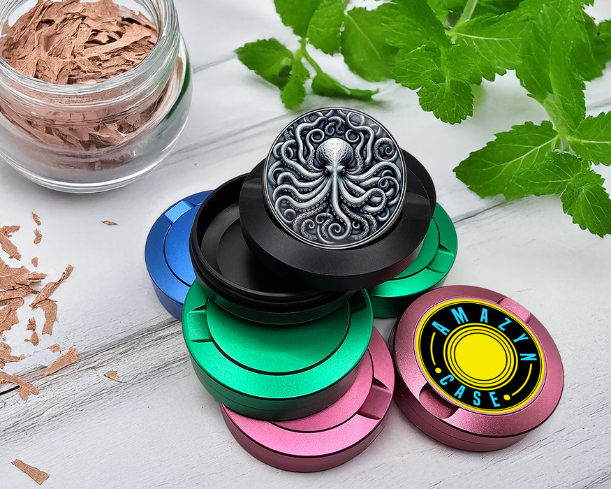 Zyn Storage Case Kraken Octopus Black