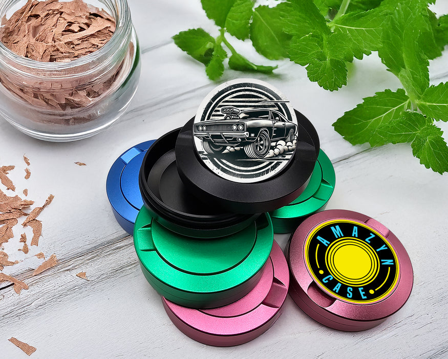 Snus Storage Case Muscle Car Black