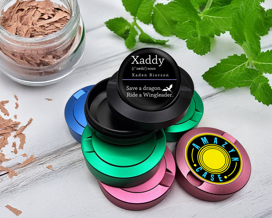 Snus Storage Case Save A Dragon, Ride A Wing leader  - Xaddy Riorson Black