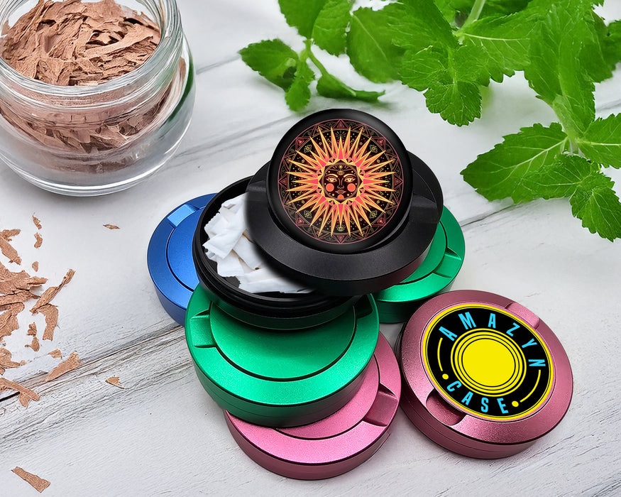 Snus Storage Case Celestial Third Eye Sun Black