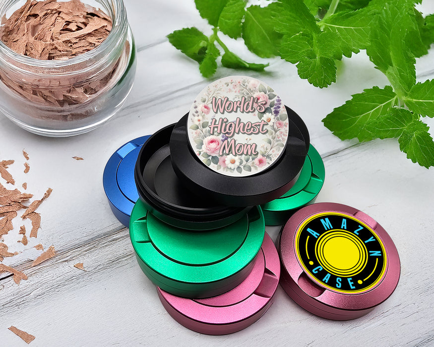 Snus Storage Case World's Greatest Mom Black